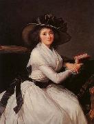 eisabeth Vige-Lebrun Portrait of Marie-Charlotte Bontemps Sweden oil painting artist